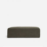 Fallow Slipcovered Ottoman