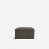 Fallow Slipcovered Ottoman