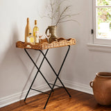 Folding Tray Side Table