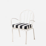 Sunhaven Dining Chair Noir Stripe