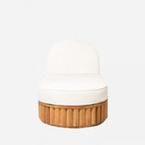 Dahlia Sun Lounger in Blanc