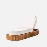 Dahlia Sun Lounger in Blanc