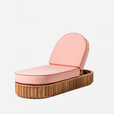 Dahlia Sun Lounger in Coral