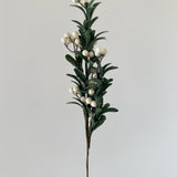 Faux Berry & Leaf Branch