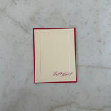 Happy Holidays Creme Card