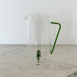 Holiday Glass Pitcher