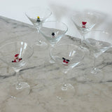 Holiday Martini Glass Set of 4