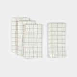 Linen Windowpane Napkins Set of 4