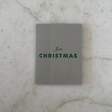 Merry Christmas Blue Card