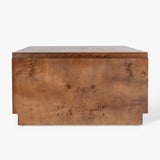 West Indies Burl Wood Coffee Table