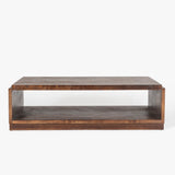 West Indies Burl Wood Coffee Table