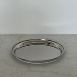 C Silver Round Platter