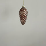 Glass Pine Cone Ornament