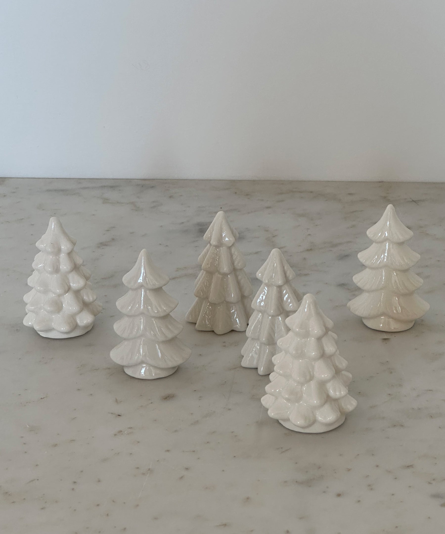 Small Stoneware Tree Set of 6