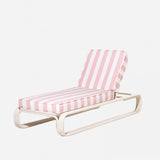 Cabana Sun Lounger in Blush Stripe